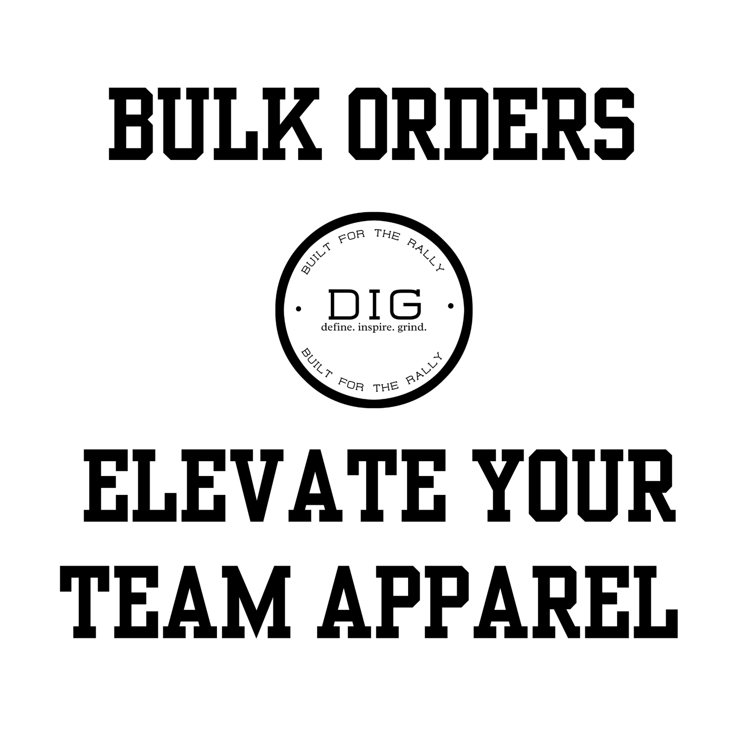 BULK ORDERS