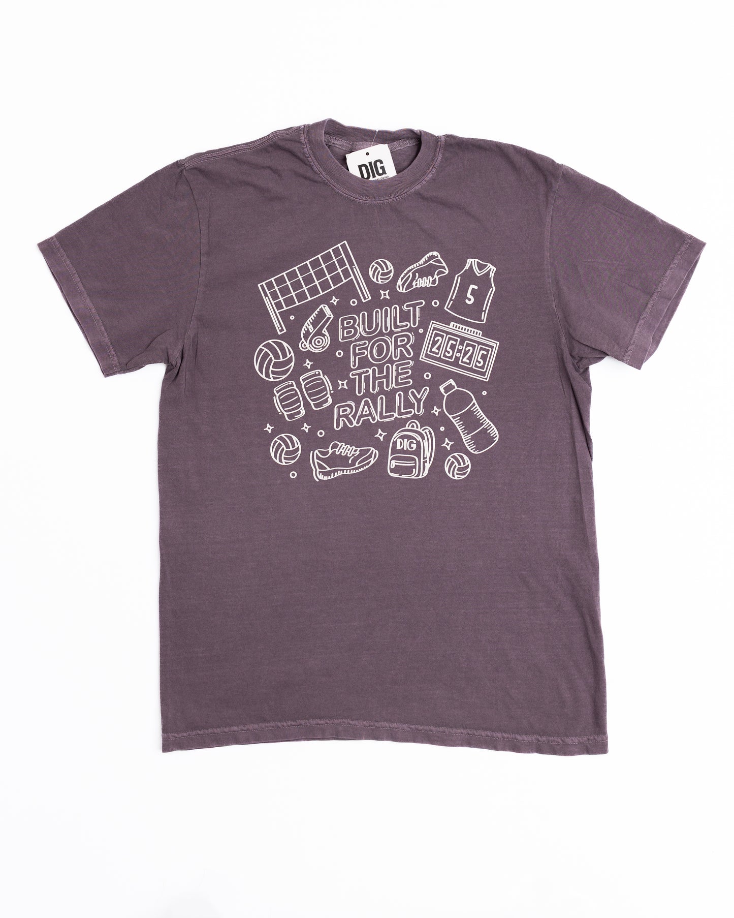 STRENGTH IN THE STUMBLES - DOODLE SHIRT (PURPLE - MEDIUM)