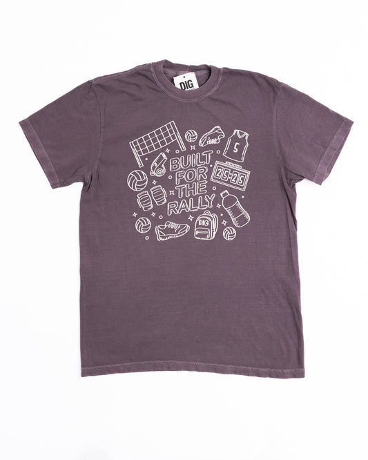 STRENGTH IN THE STUMBLES - DOODLE SHIRT (PURPLE - MEDIUM)