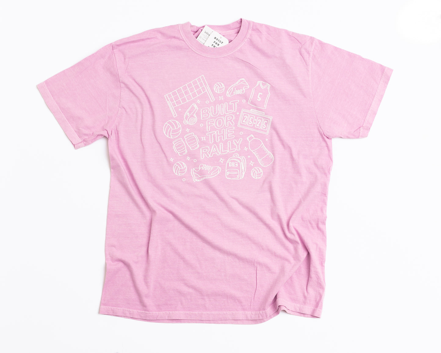 STRENGTH IN THE STUMBLES - DOODLE SHIRT (LIGHT PINK - XL)