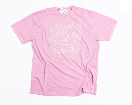 STRENGTH IN THE STUMBLES - DOODLE SHIRT (LIGHT PINK - XL)