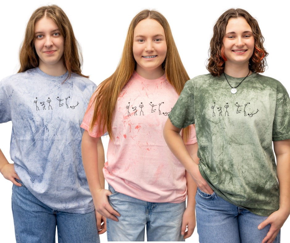 Stick Figure Color Blast T-shirt